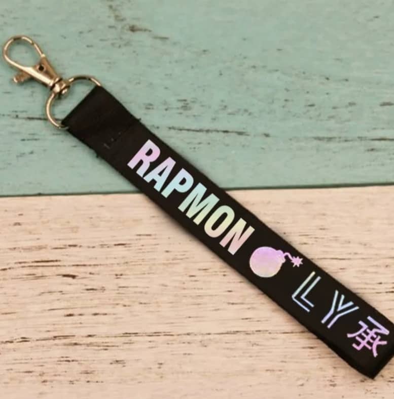 BTS Rapmon Sleutelhanger, Zwart