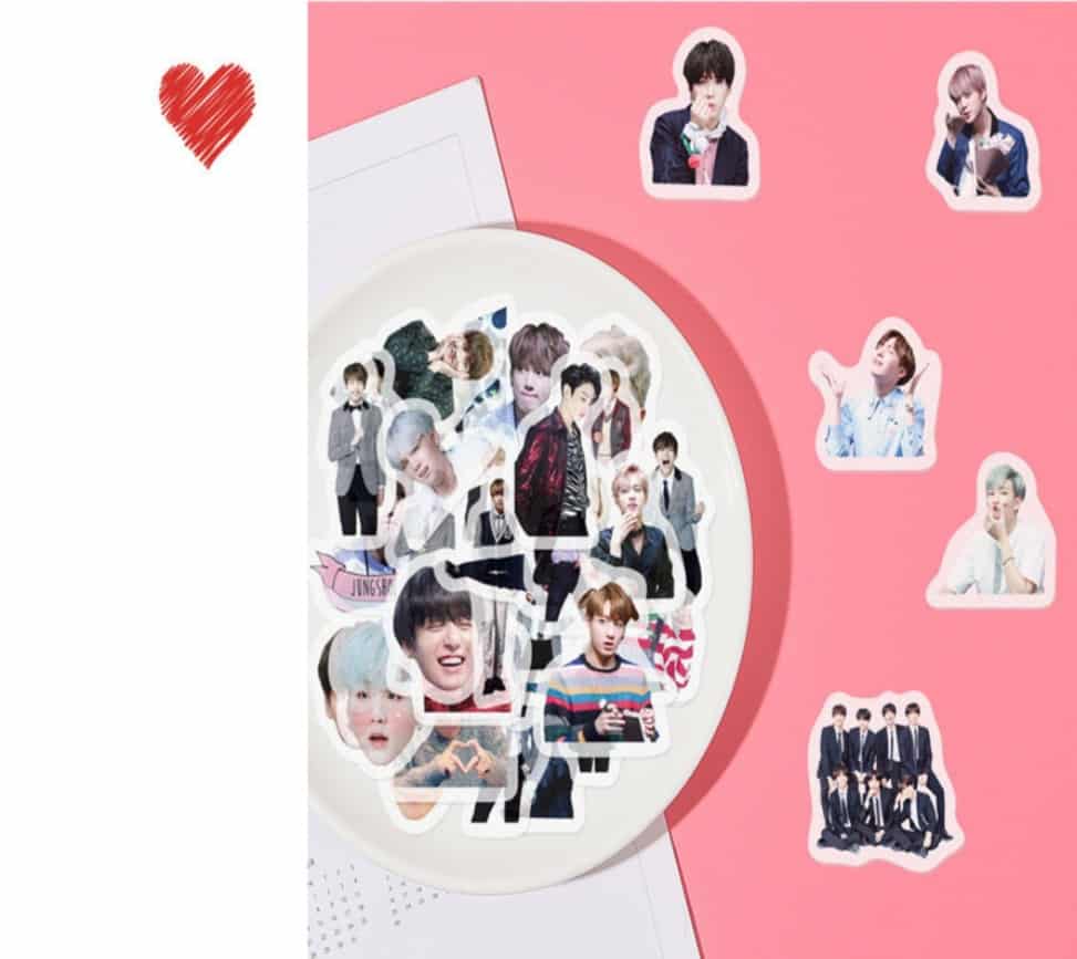 BTS Stickers, 40 Stuks