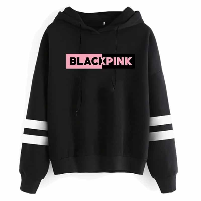 Blackpink Hoodie, Zwart XL