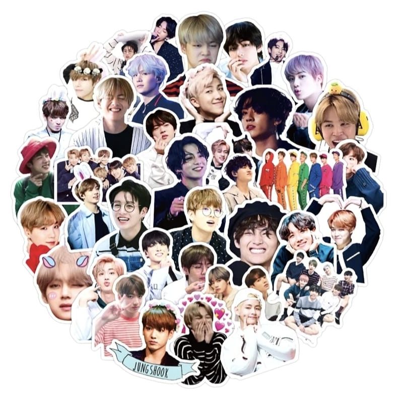 BTS Stickers, 50 Stuks
