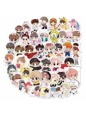 BTS & BT21 Stickers, 40 Stuks