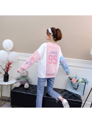 BTS Jimin Love Yourself Trui, Roze