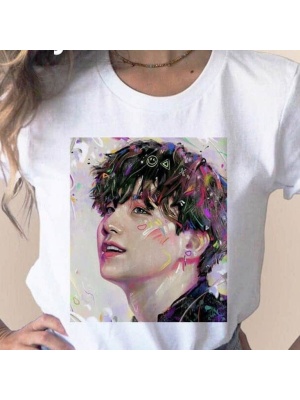 BTS Suga T-Shirt, Wit
