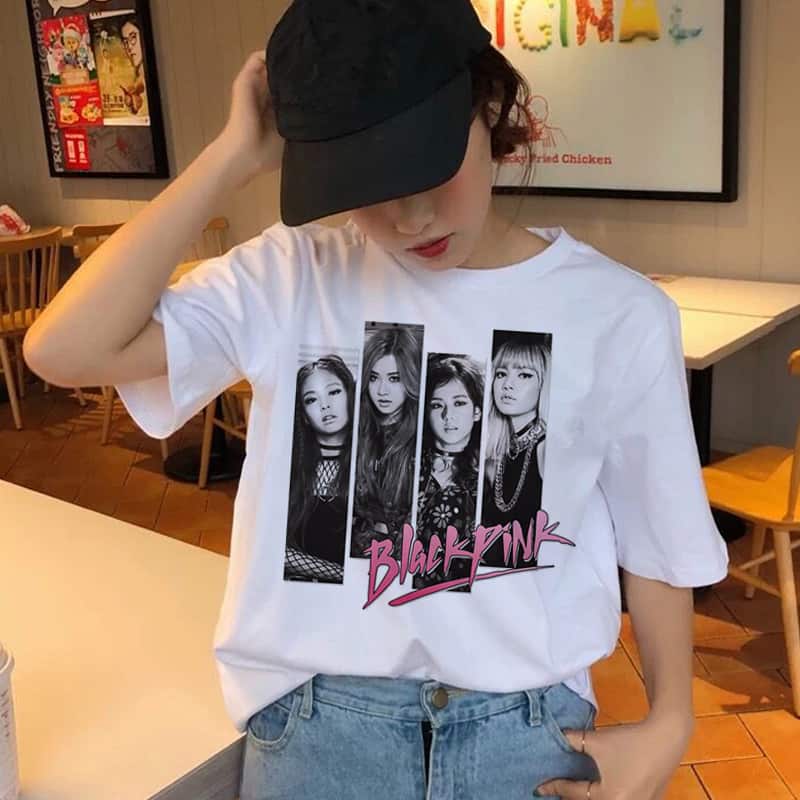 Blackpink T-shirt, Wit L