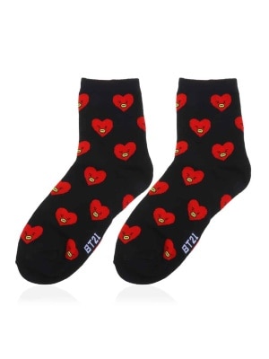 BT21 TATA Dames Sokken, Zwart