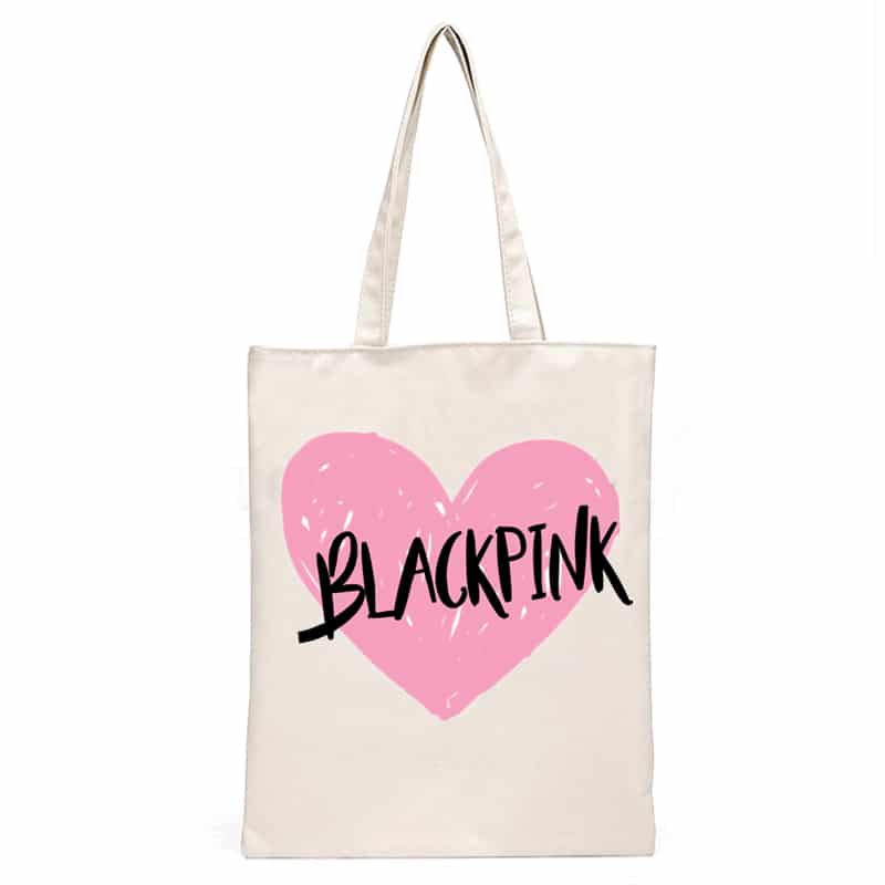 Blackpink Canvas Tas, Katoen