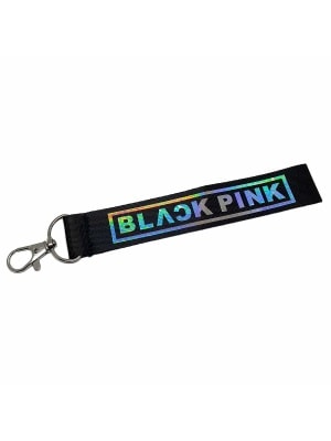 Blackpink Reflecterende Sleutelhanger, Zwart