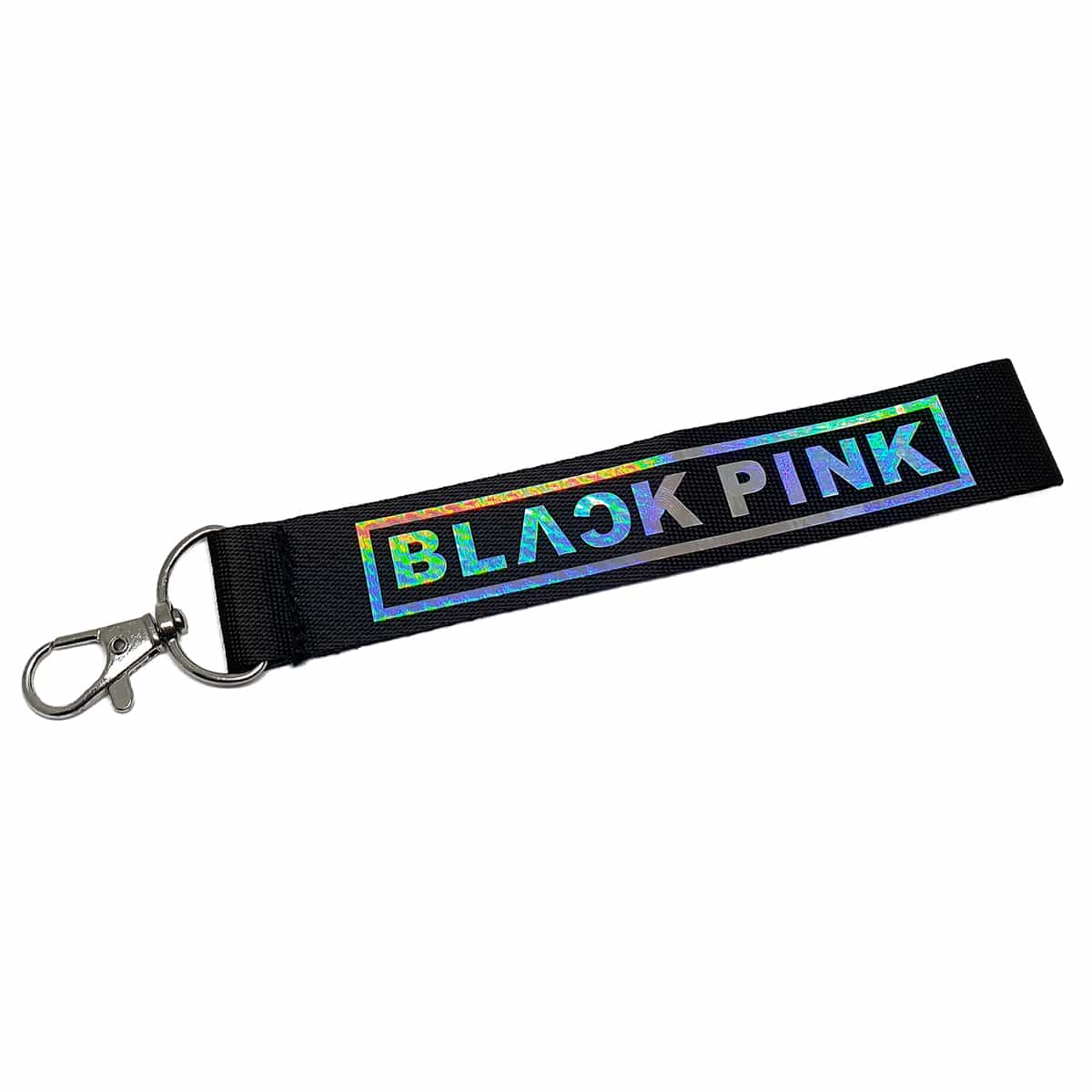 Blackpink Reflecterende Sleutelhanger, Zwart