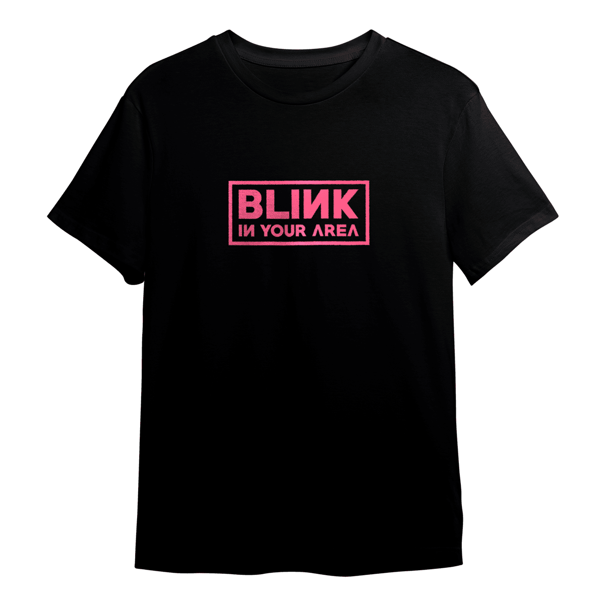 BLACKPINK BLINK in your area T-shirt, Zwart/Roze Reflex