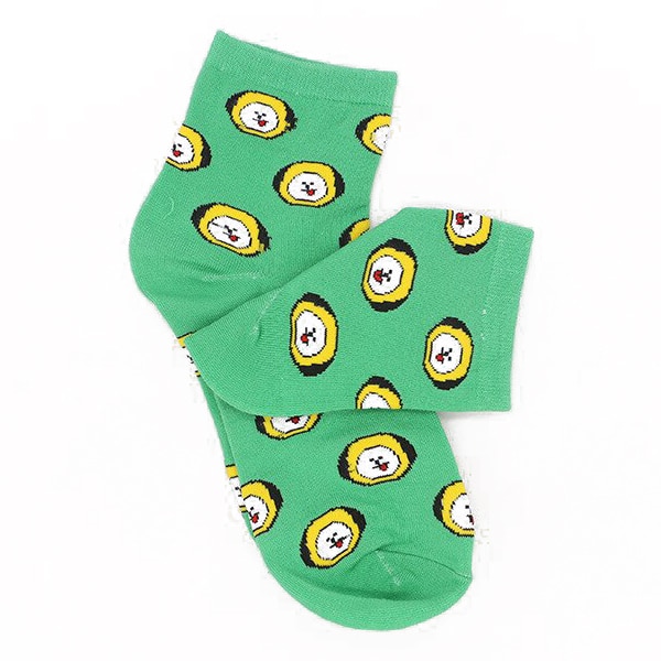 BT21 CHIMMY Dames Sokken, Groen