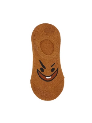 BT21 SHOOKY Dames Sokken, Bruin