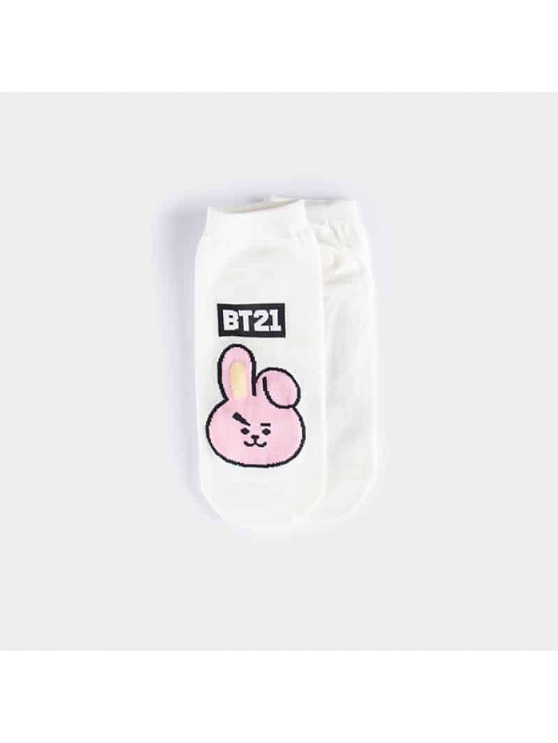 BT21 COOKY Sokken, Wit