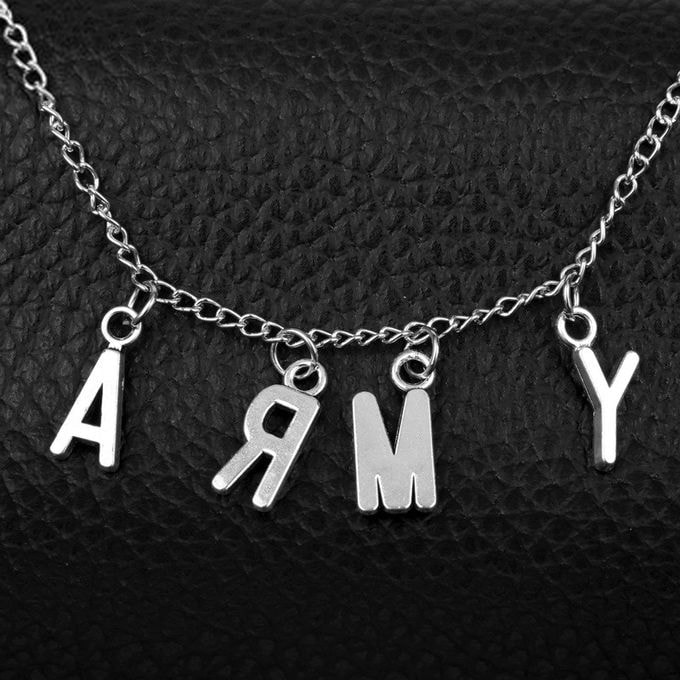BTS A.R.M.Y Ketting, Zilver