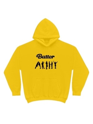 BTS Butter ARMY Hoodie, Geel