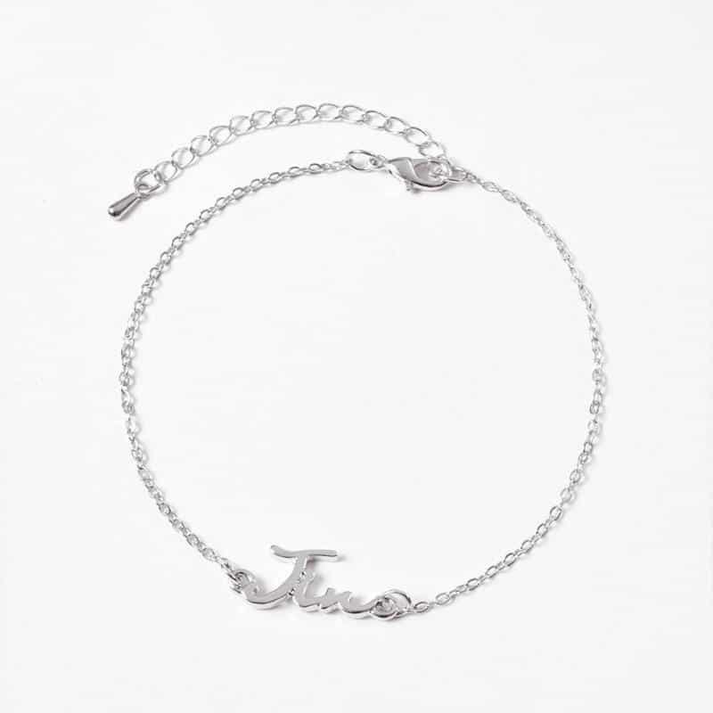 BTS Jin Armband, Zilver