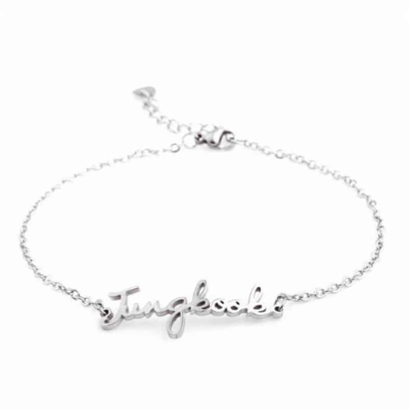 BTS Jung Kook Armband, Zilver