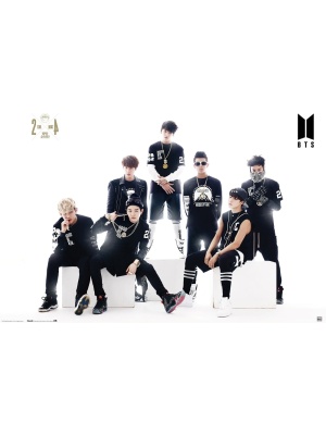 BTS Poster - Zwart-Wit