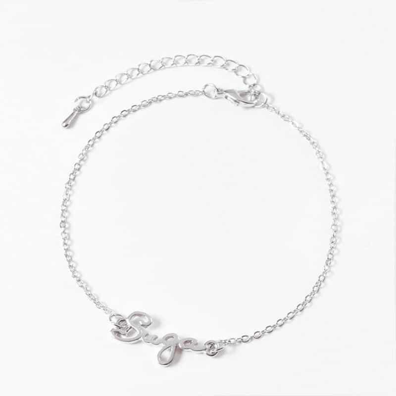 BTS Suga Armband, Zilver