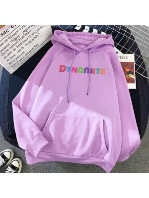 BTS Dynamite Hoodie, Paars