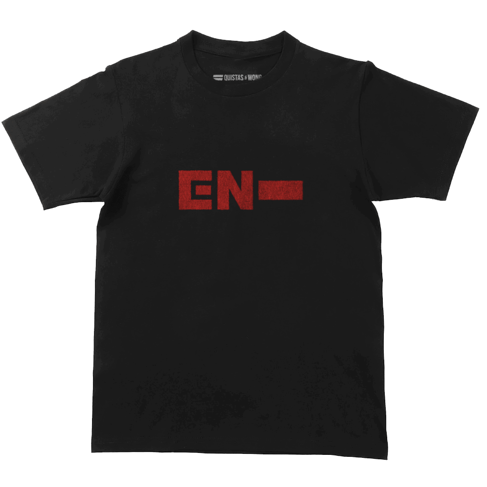 ENHYPEN Iconic T-Shirt, Unisex, Zwart/Rood
