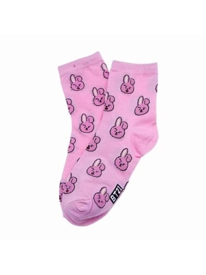 BT21 COOKY Dames Sokken, Roze