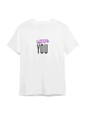 I Purple You T-Shirt, Unisex, Wit