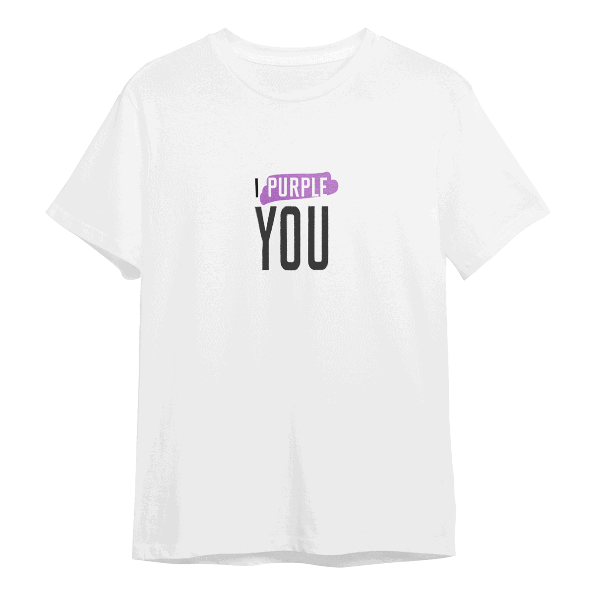 BTS I Purple You T-Shirt, Unisex, Wit