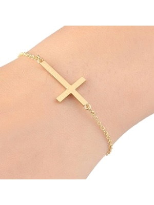 Kruis Armband, Goud