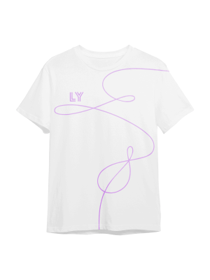 Love Yourself Fiddle T-Shirt, Wit