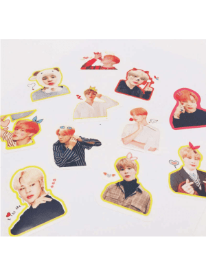 BTS Jimin Stickers, 12 Stuks