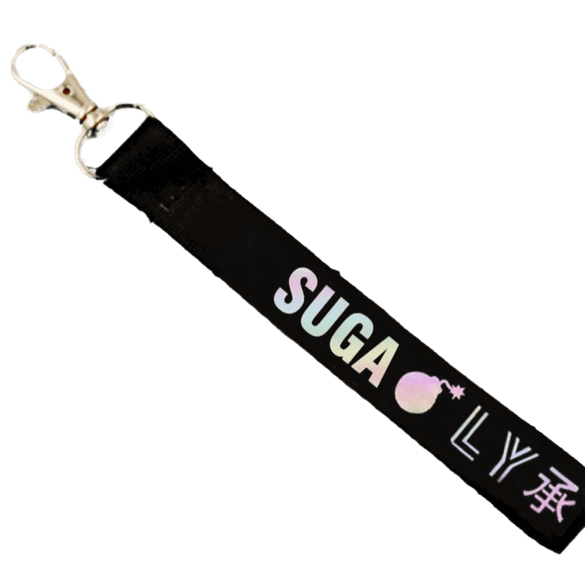 BTS Suga Sleutelhanger, Zwart